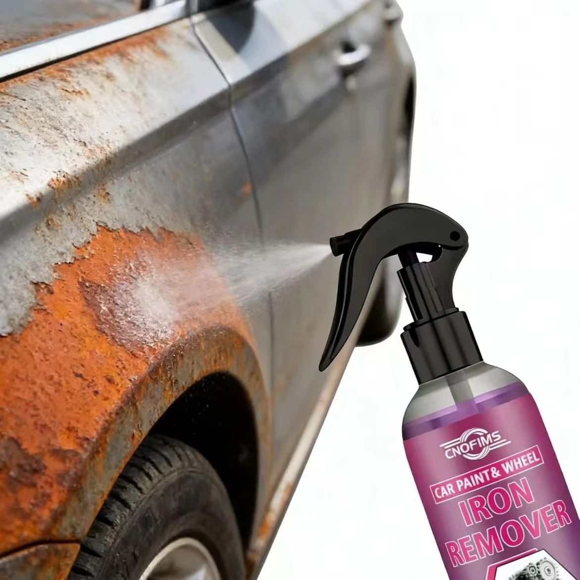 Metallic Spray Paint - Iron Remover for Car Paint &