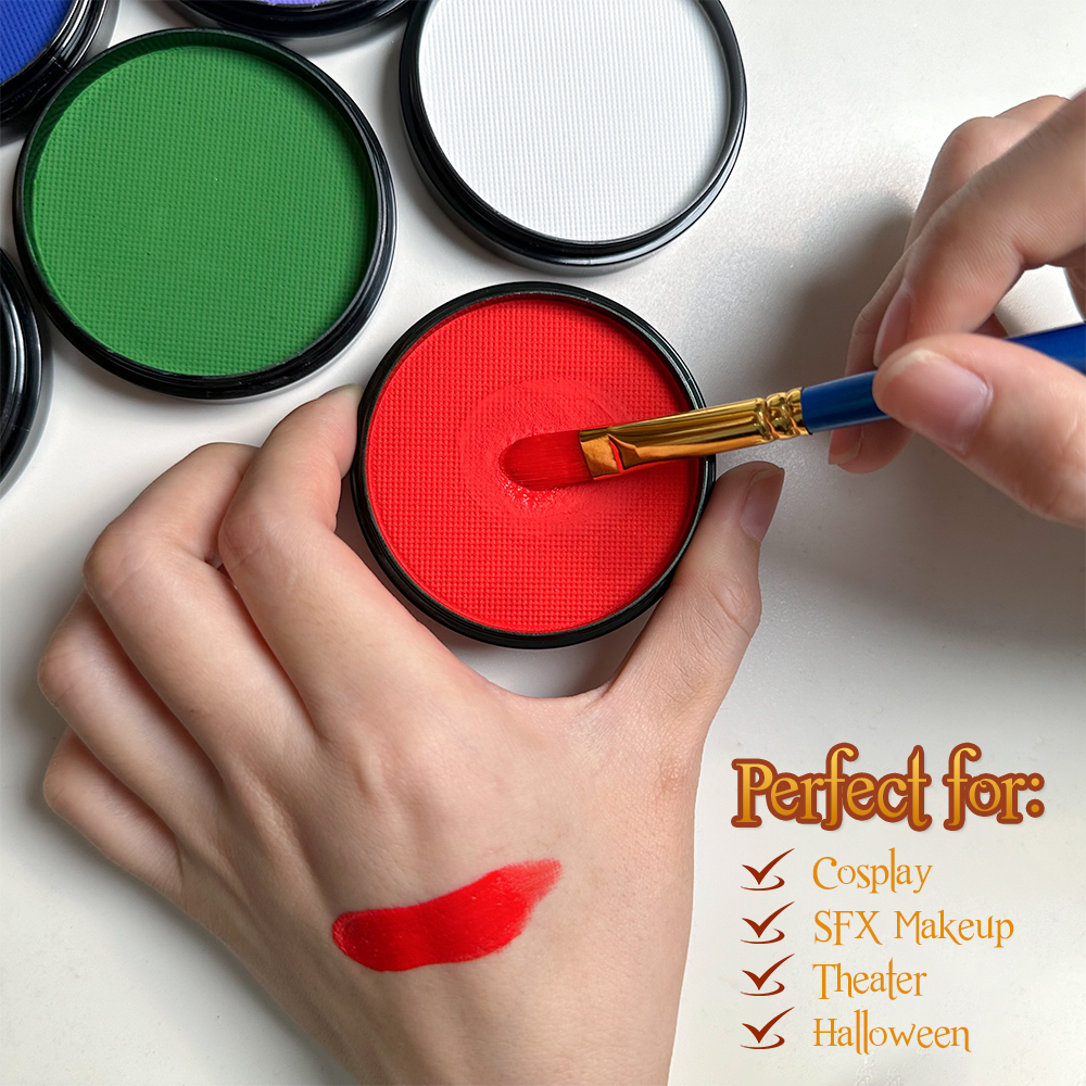 6 Colors Water Activated Face  - Cosplay Prop Paint reseña y precio