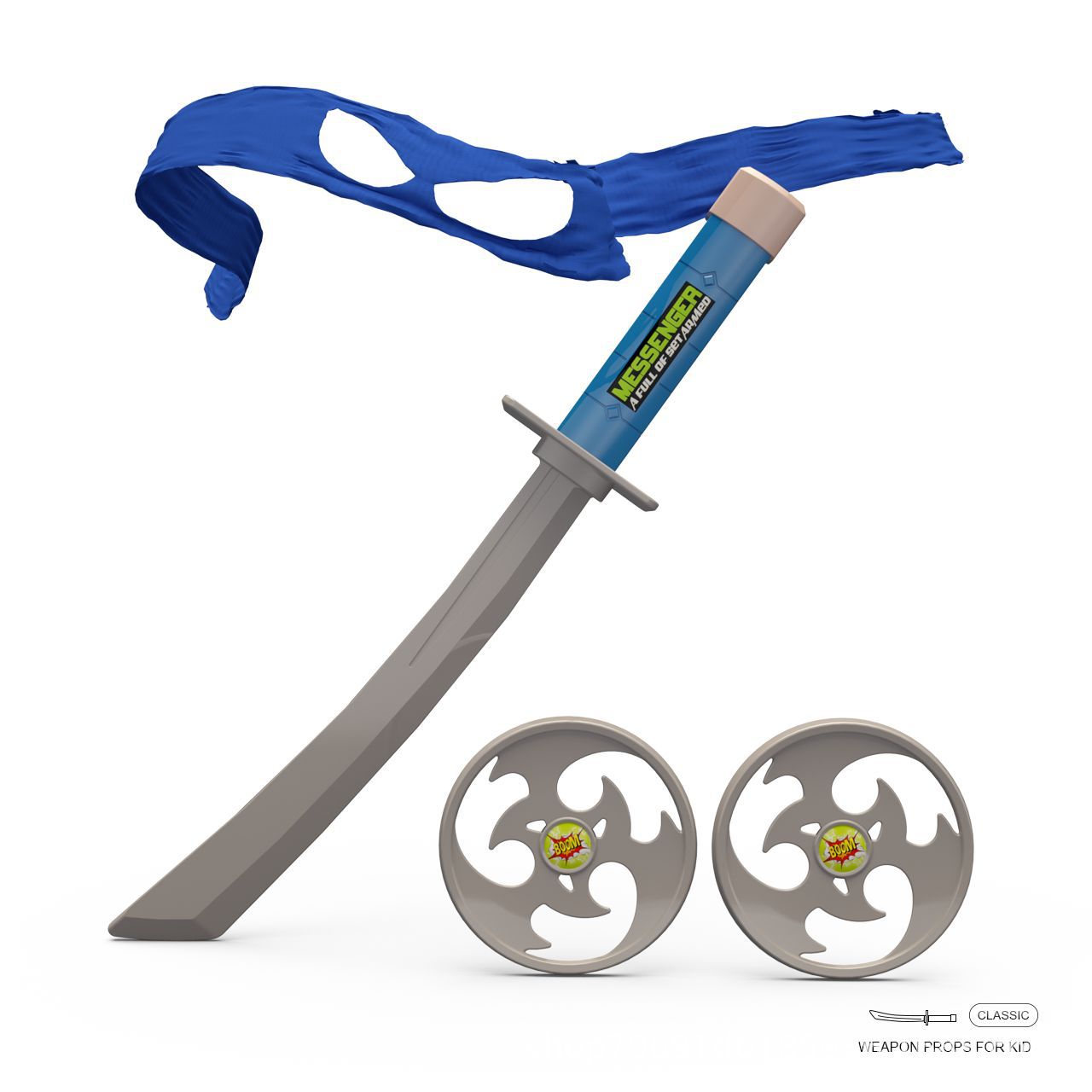 Teenage Ninja Turtles Eye Mask - Cosplay Prop Knife reseña y precio