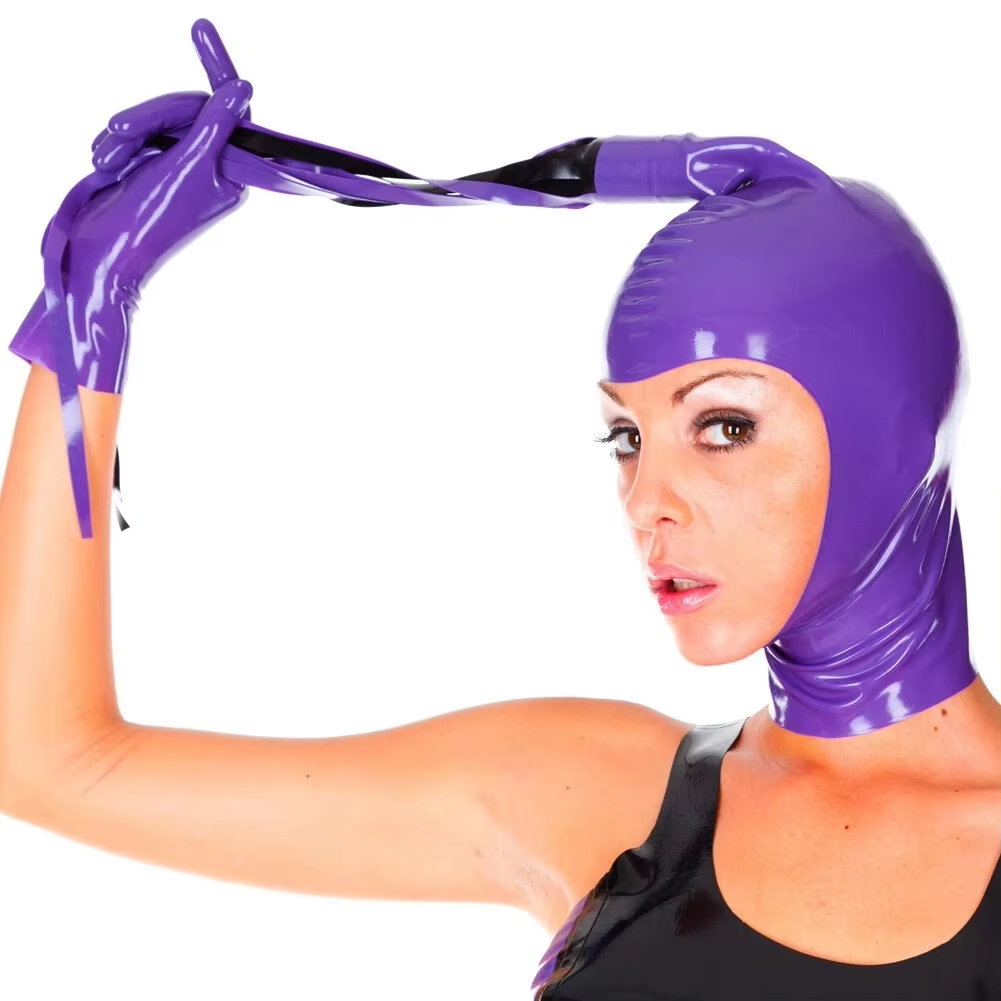 Black Latex Hood with Latex Po - Cosplay Prop Paint reseña y precio