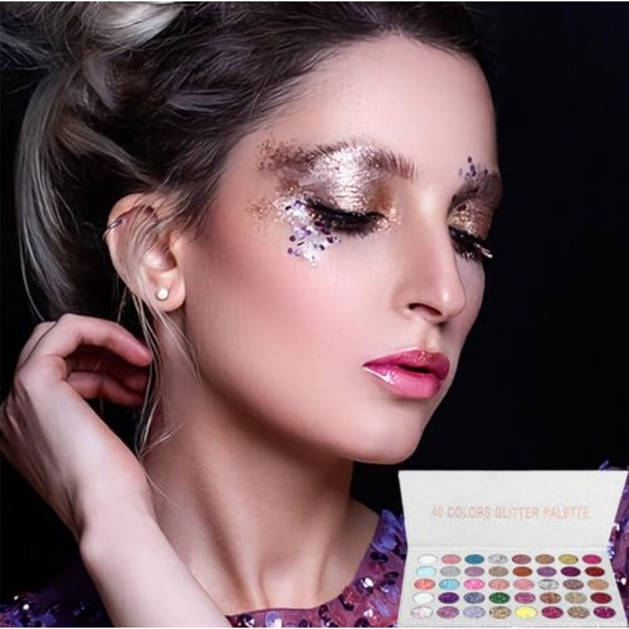 40 Colors Glitter Gel Set - No - Cosplay Prop Paint reseña y precio