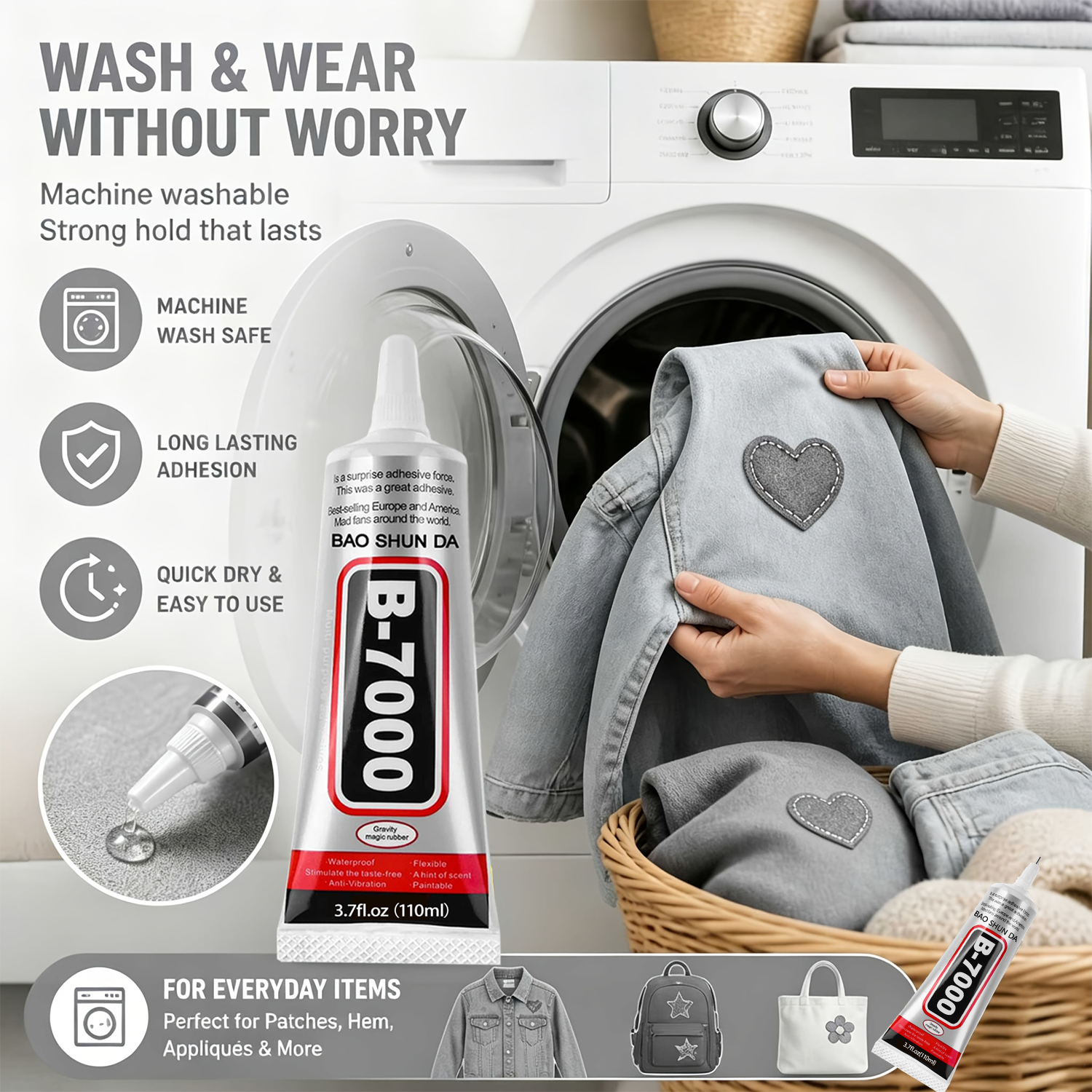 B-7000 Fabric Glue Permanent a - Contact Cement Glue reseña y precio