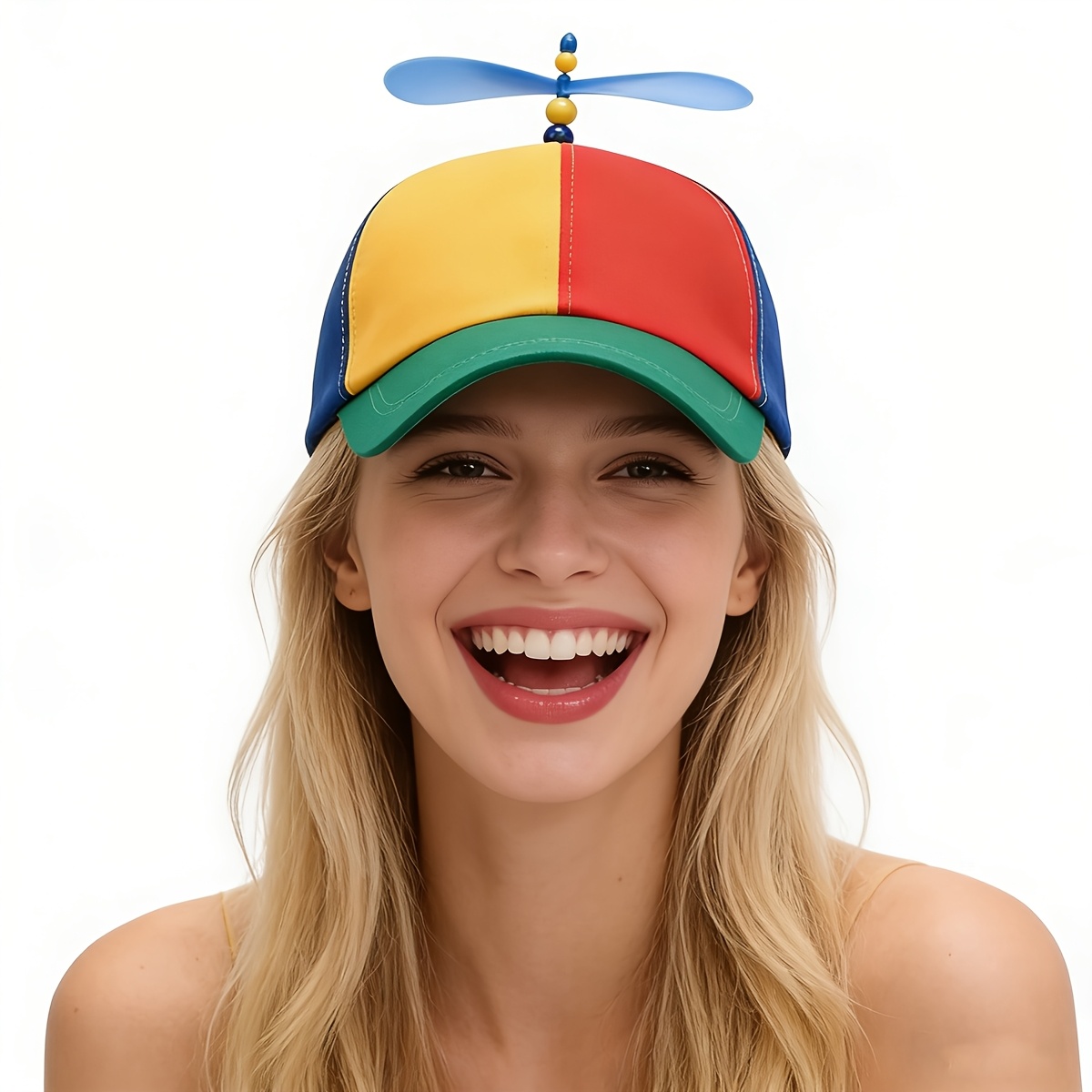 Funny Multicolor Propeller Hat - Flamethrower Cosplay Prop reseña y precio