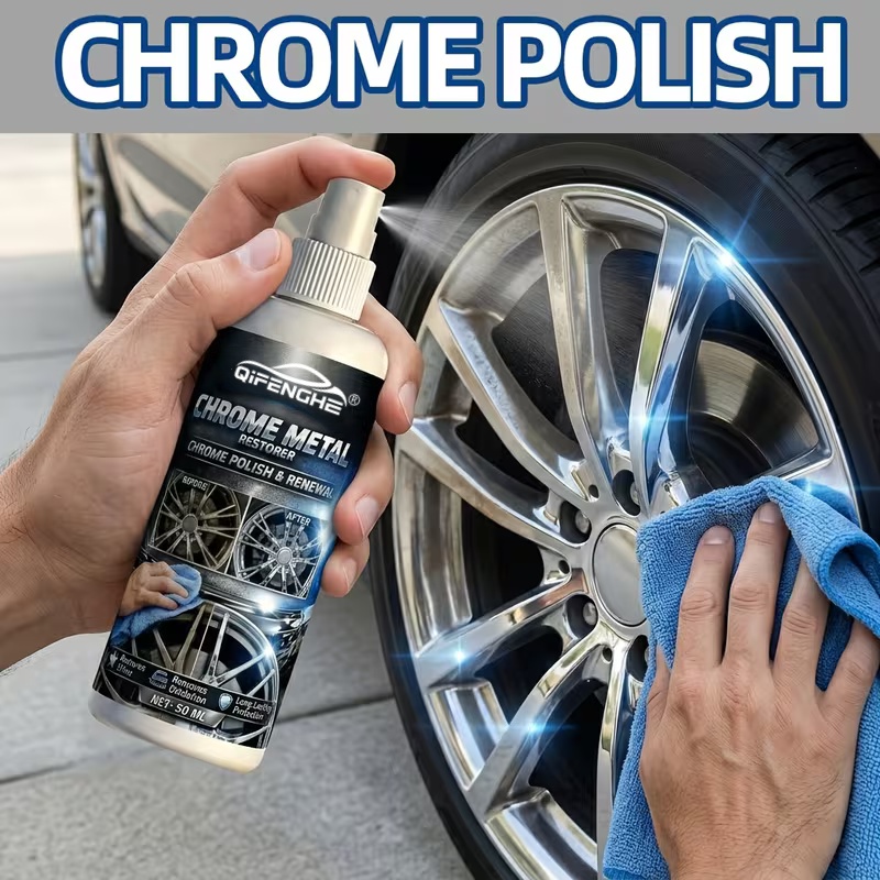 Chrome Metal Polish & Renewal  - Metallic Spray Paint reseña y precio