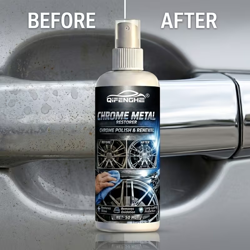 Chrome Metal Polish & Renewal  - Metallic Spray Paint reseña y precio