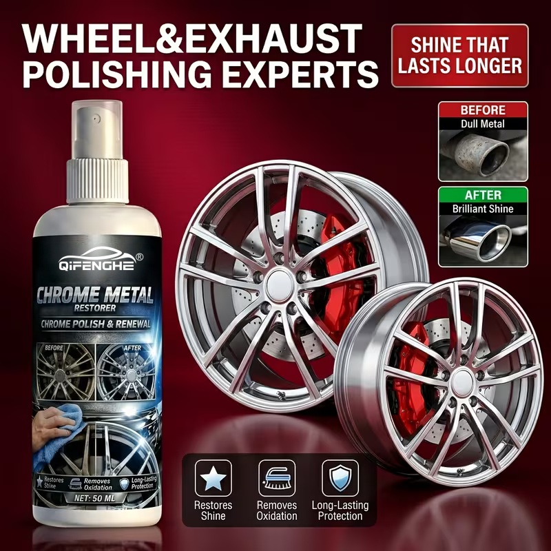Chrome Metal Polish & Renewal  - Metallic Spray Paint reseña y precio
