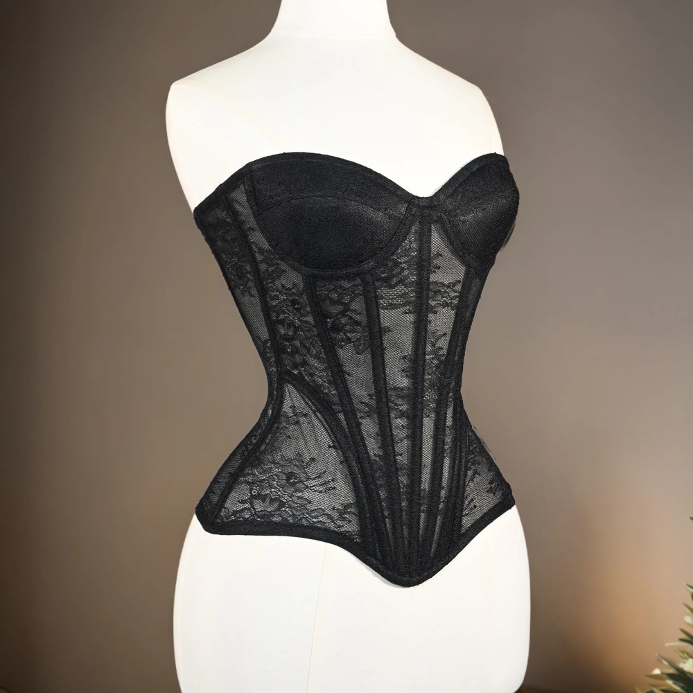 Women Mesh Corset Busiter Over - Boning Corset Steel reseña y precio
