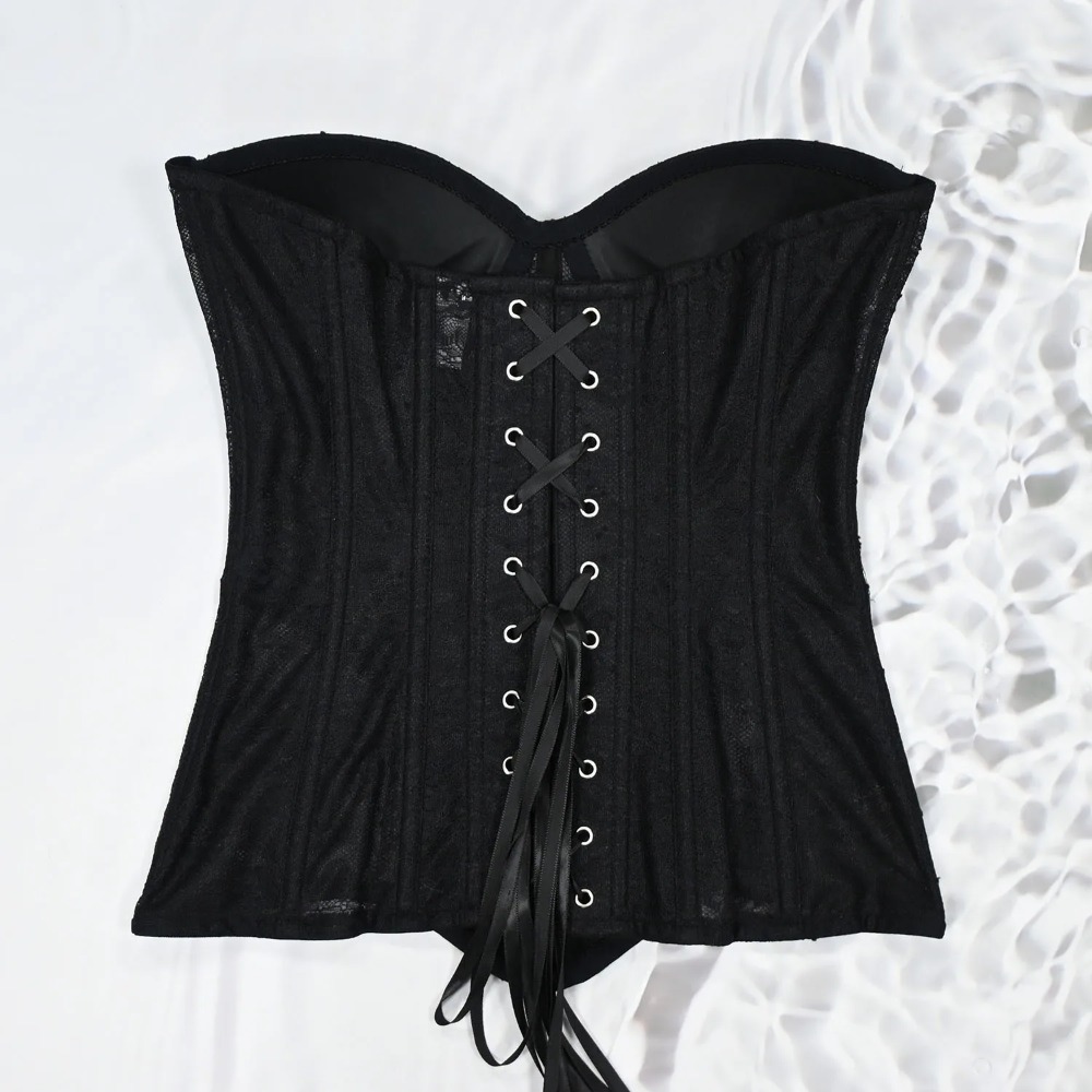 Women Mesh Corset Busiter Over - Boning Corset Steel reseña y precio