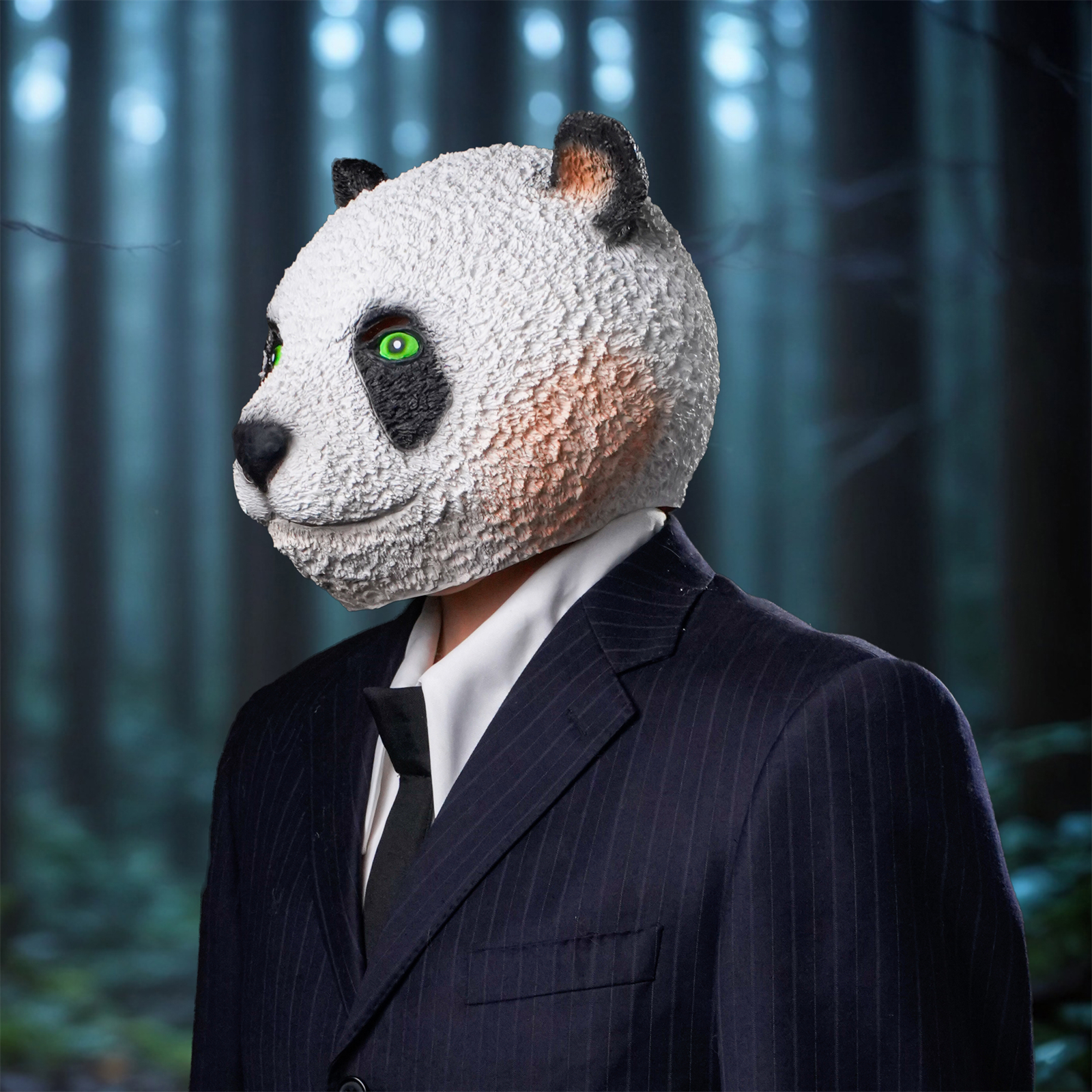 Panda Latex Mask - Movie-Grade - Cosplay Prop Paint reseña y precio
