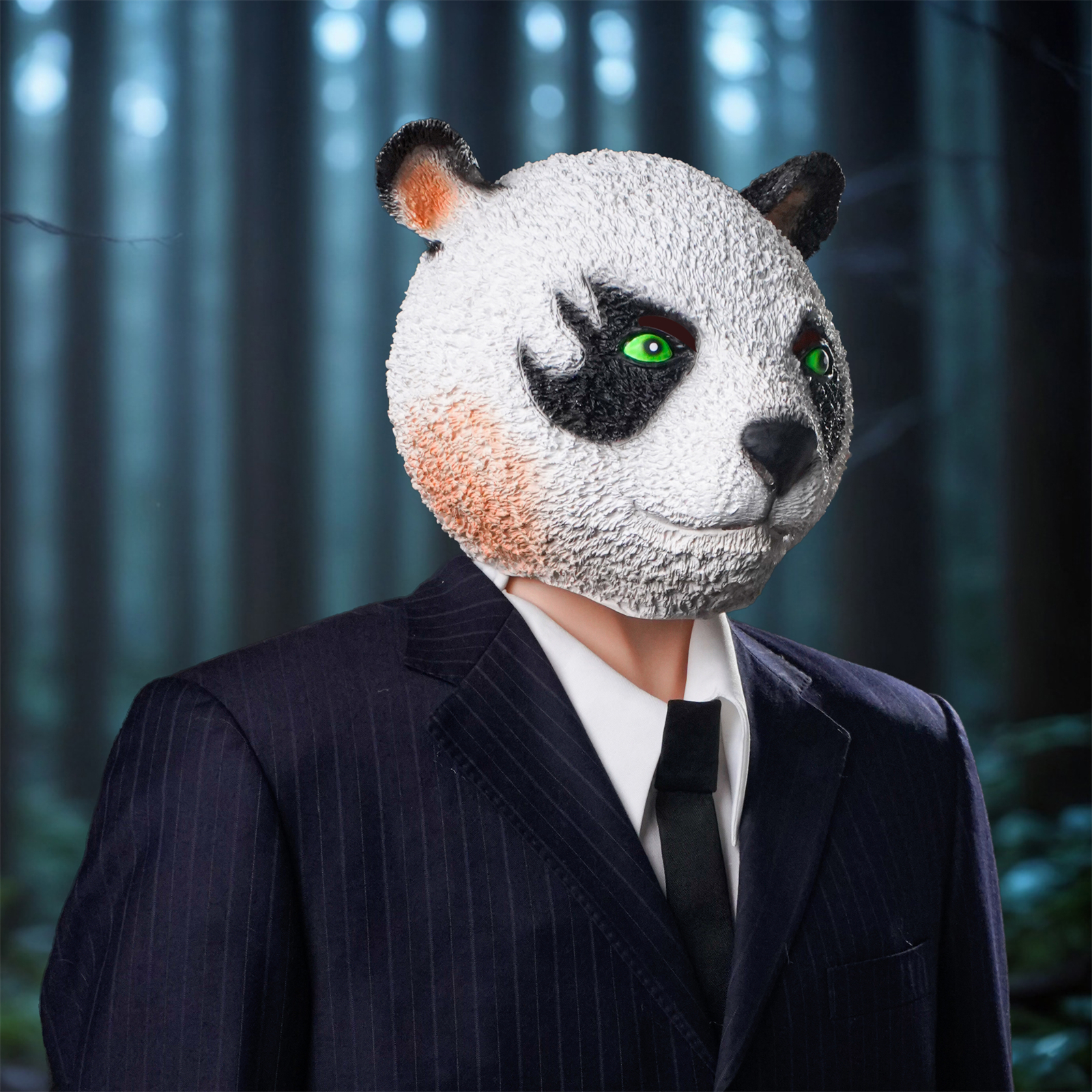 Panda Latex Mask - Movie-Grade - Cosplay Prop Paint reseña y precio