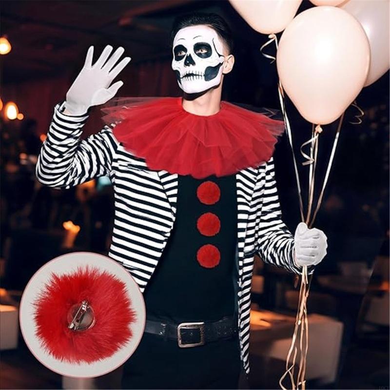 5Pcs/Set Halloween Clown Costu - Cosplay Prop Kit reseña y precio