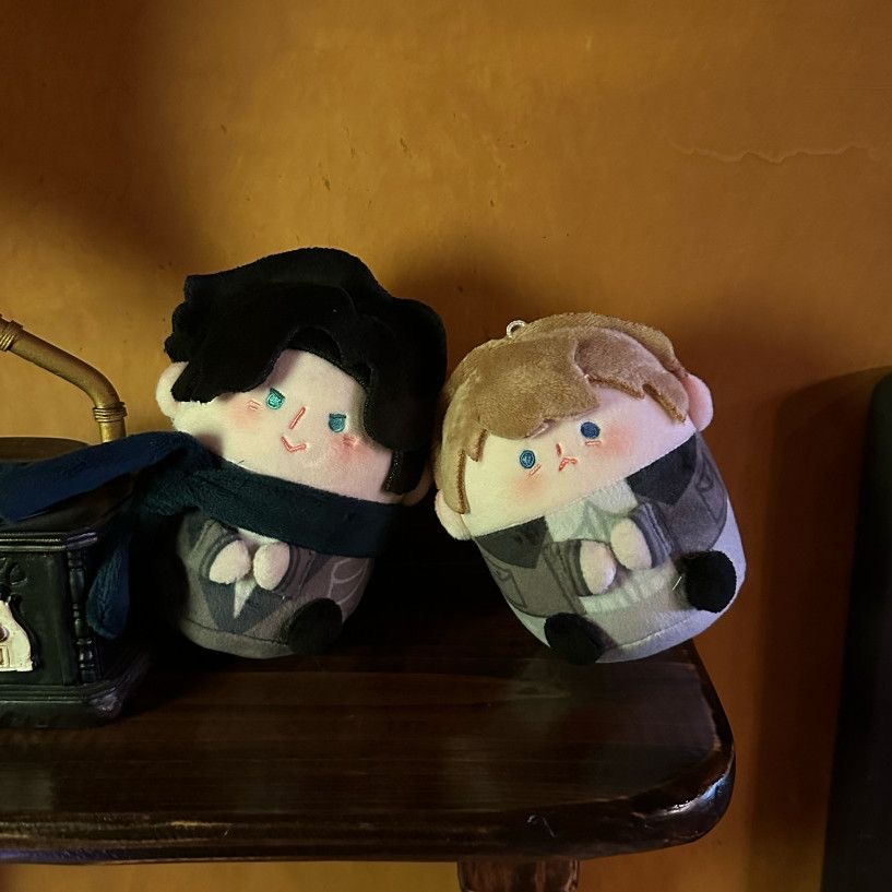 1 Pair 12cm Anime Sherlock and - Cosplay Plushie Prop reseña y precio