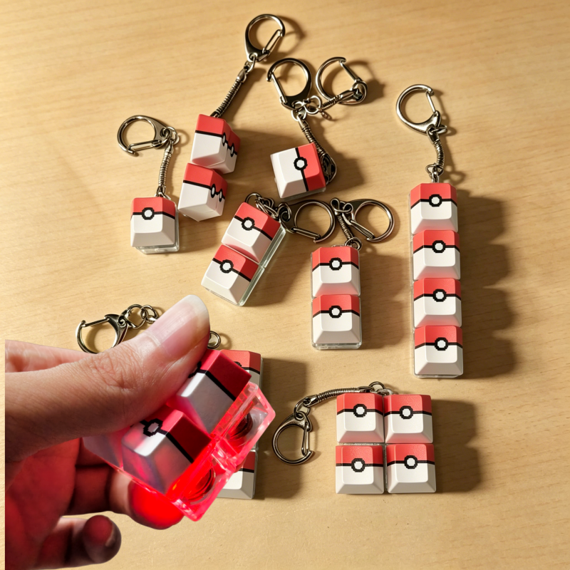 Pokeball Light Up Keyboard Key - Pokeball Cosplay Prop reseña y precio