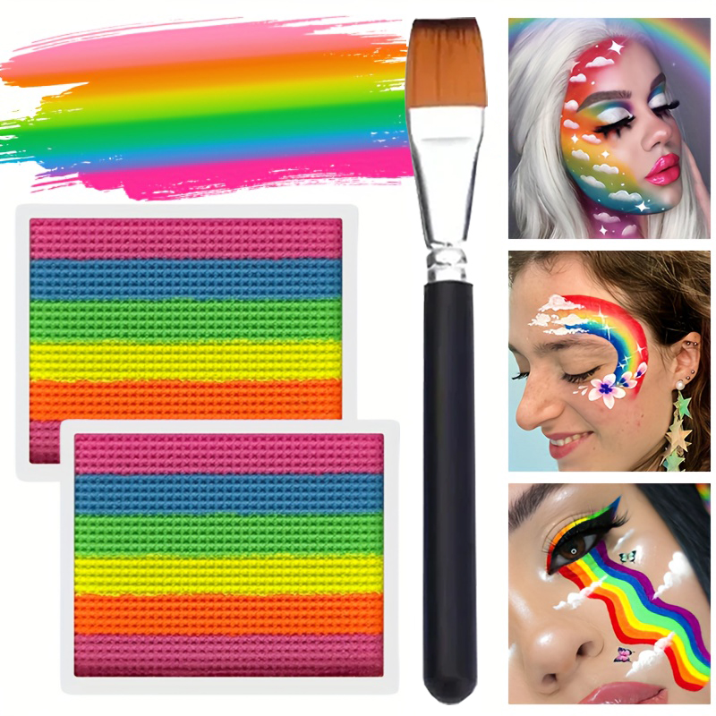 Rainbow Face and Body Paint Se - Cosplay Prop Paint reseña y precio