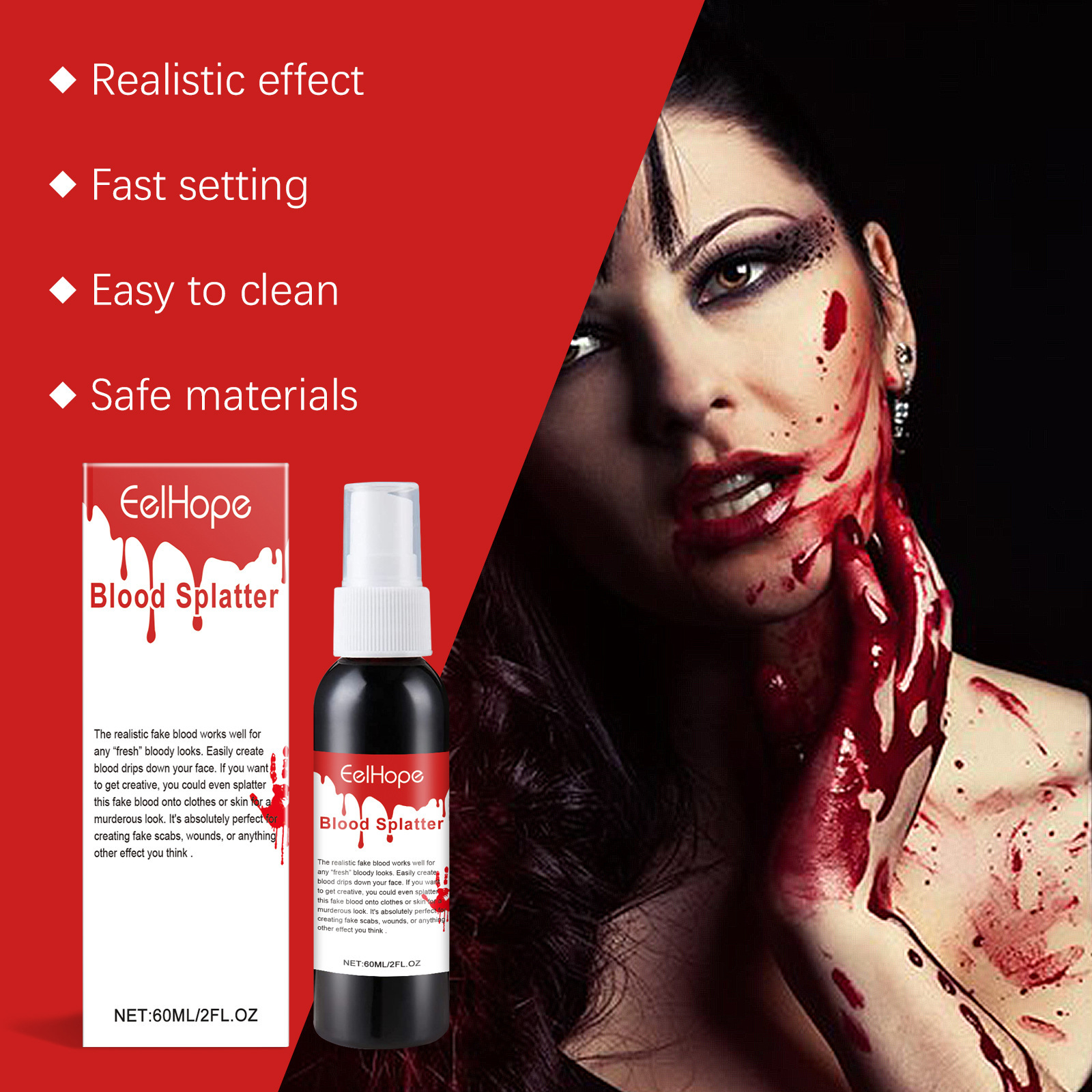 Halloween Emulation Fake Blood - Cosplay Prop Paint reseña y precio