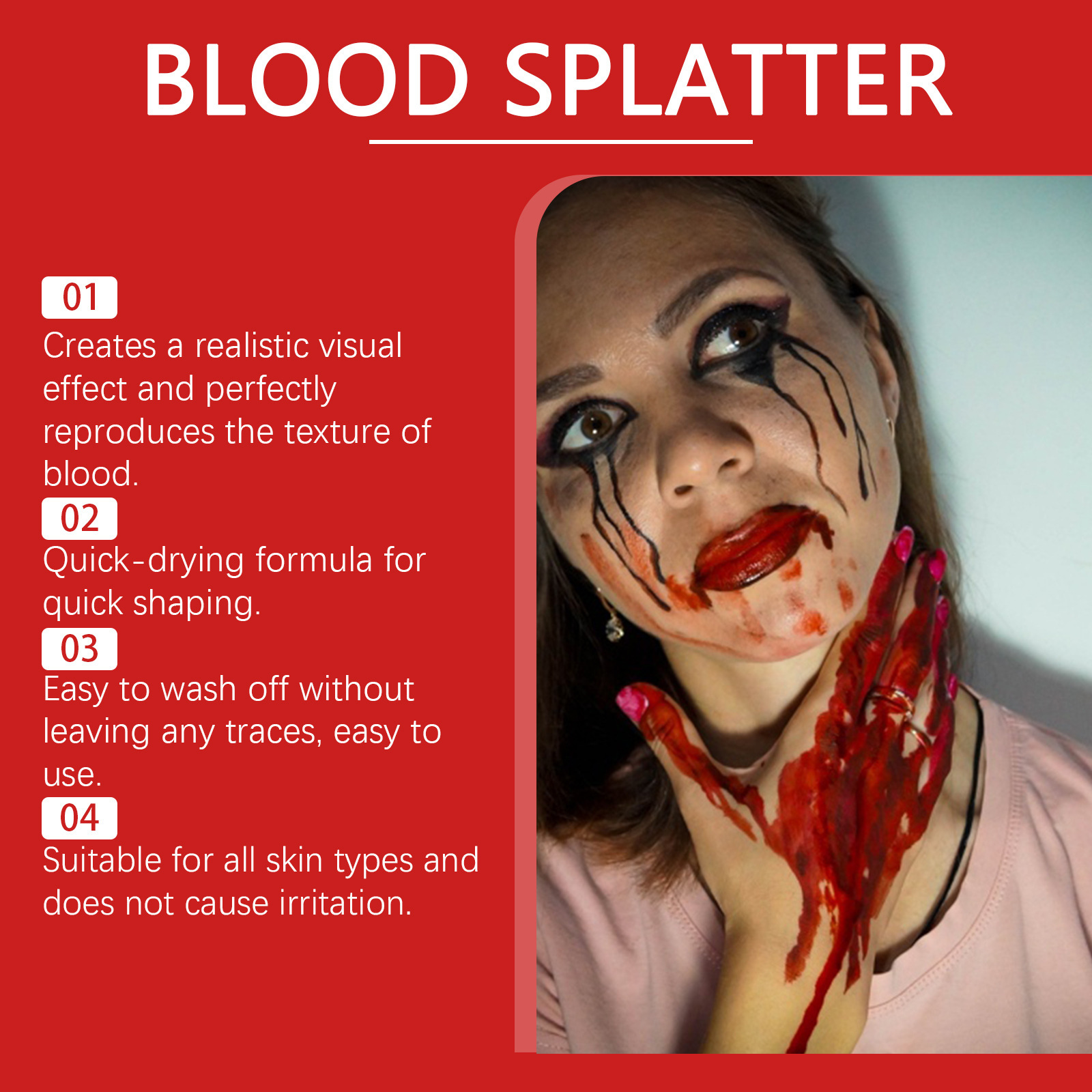 Halloween Emulation Fake Blood - Cosplay Prop Paint reseña y precio