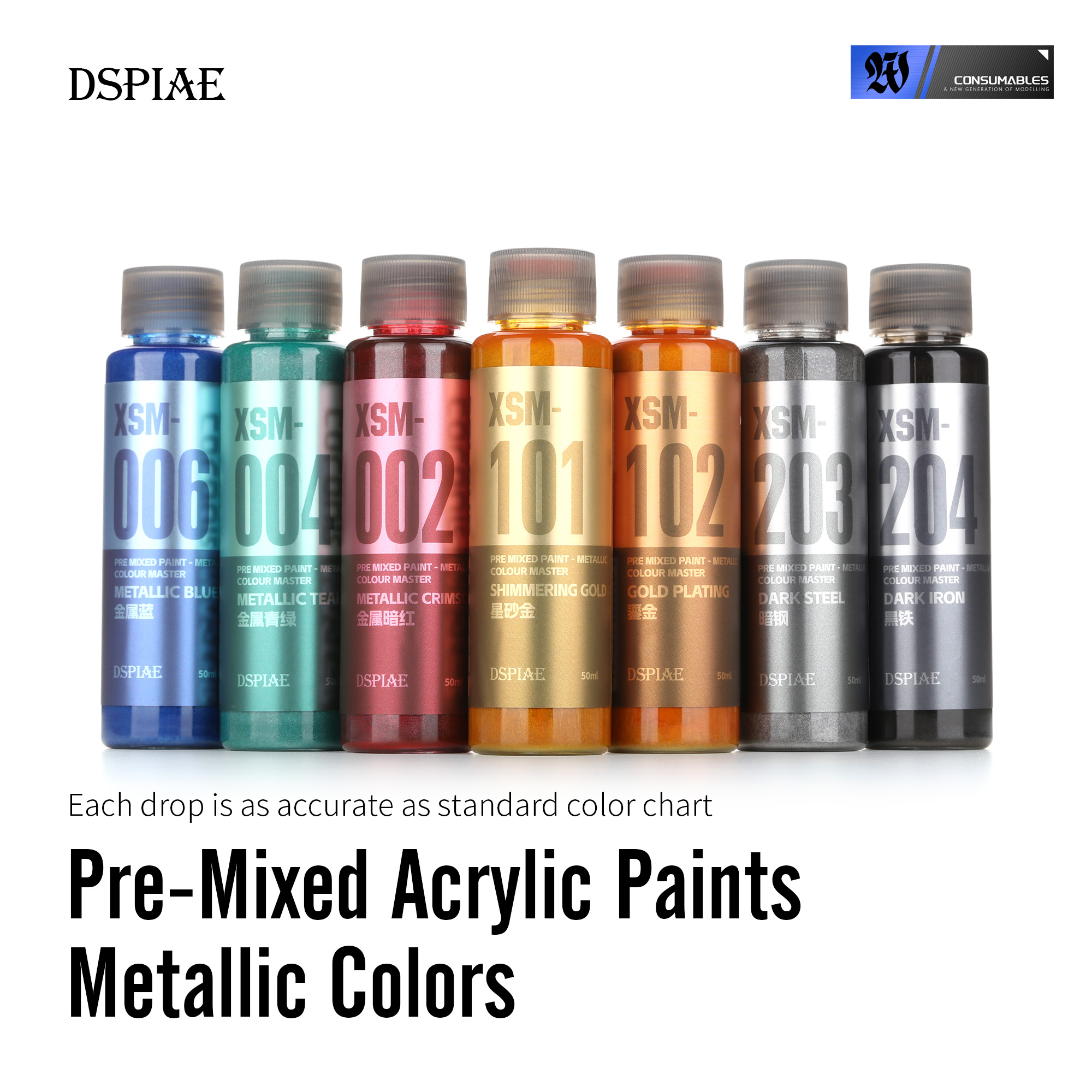DSPIAE XSM 2026 New Model Hobb - Metallic Spray Paint reseña y precio