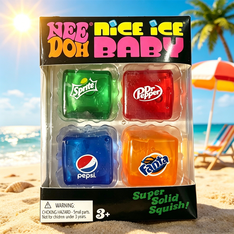 Squishy Schylling NeeDoh Nice  - Cosplay Fire Prop reseña y precio