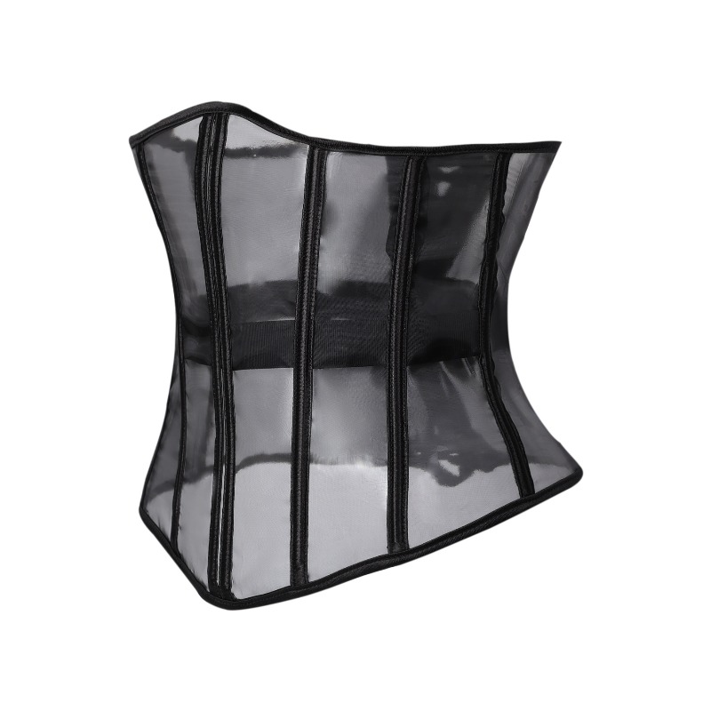 Women Transparent Mesh Underbu - Boning Corset Steel reseña y precio