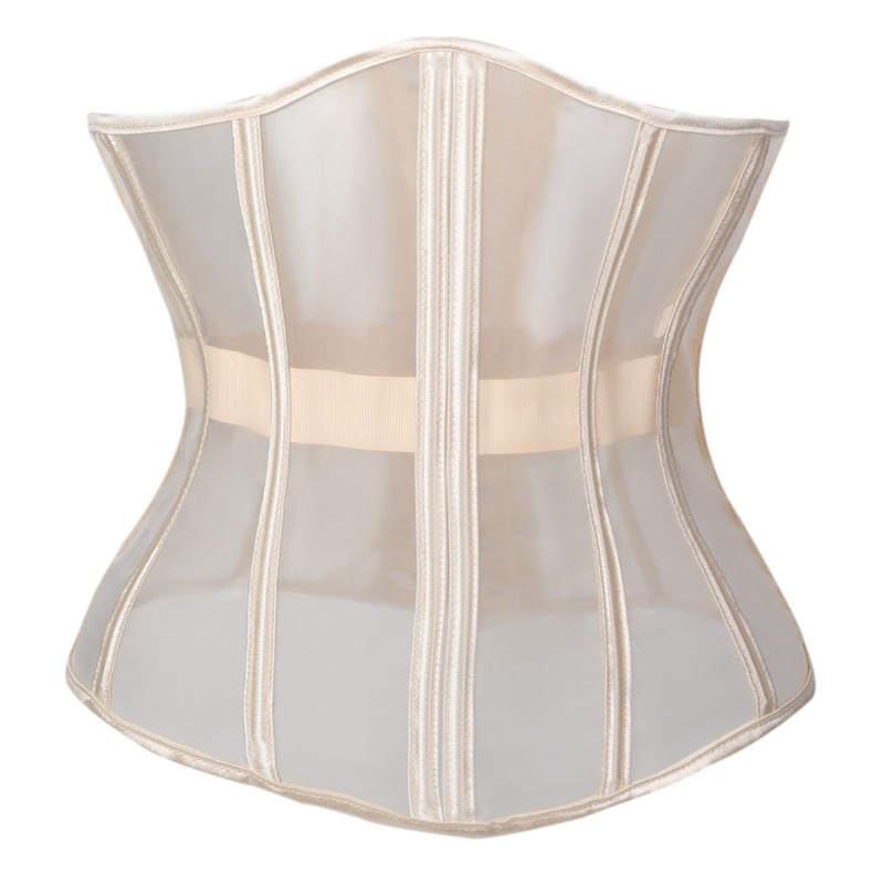 Women Transparent Mesh Underbu - Boning Corset Steel reseña y precio