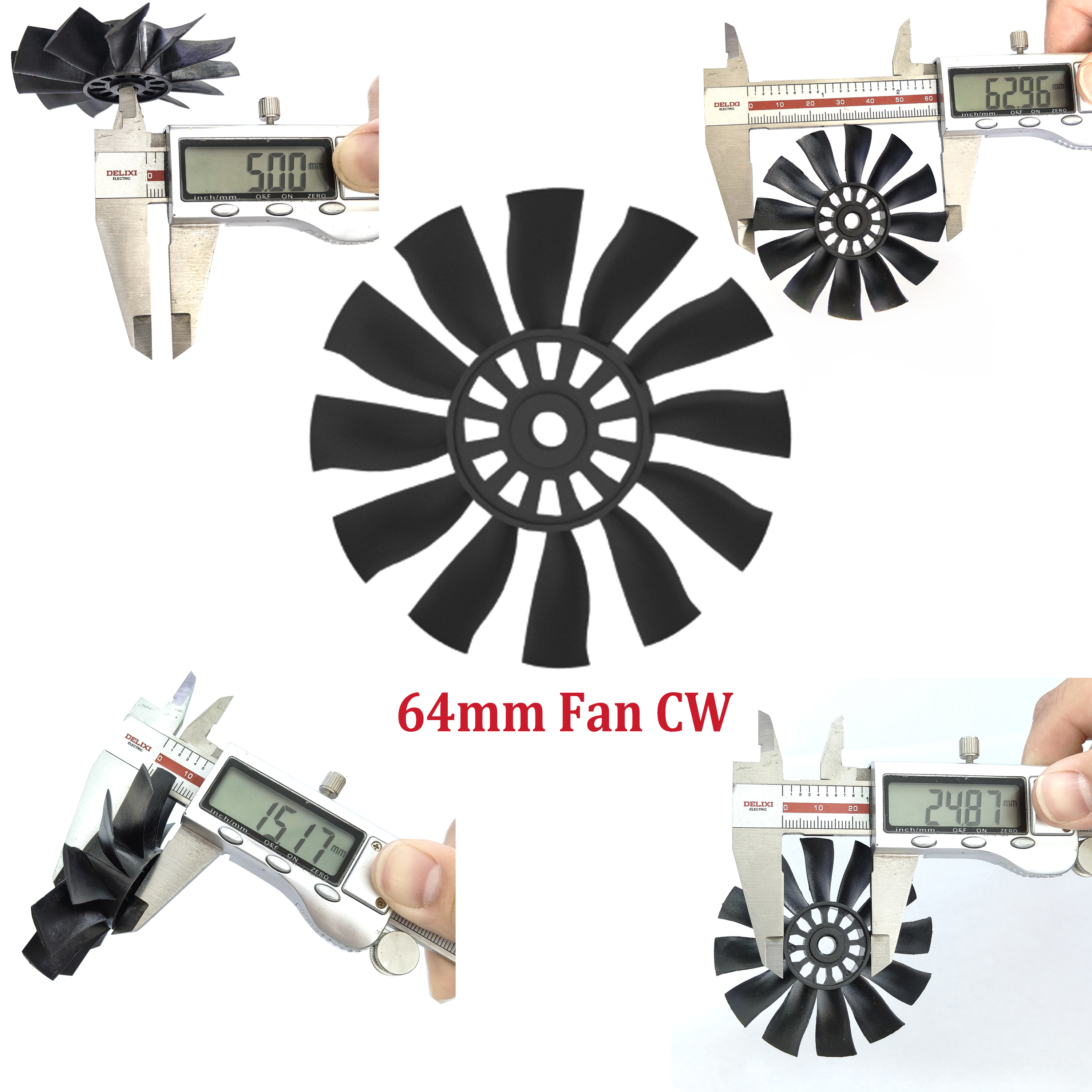 QX-MOTOR 12Blades CW CCW 70mm  - Ekko Cosplay Prop reseña y precio
