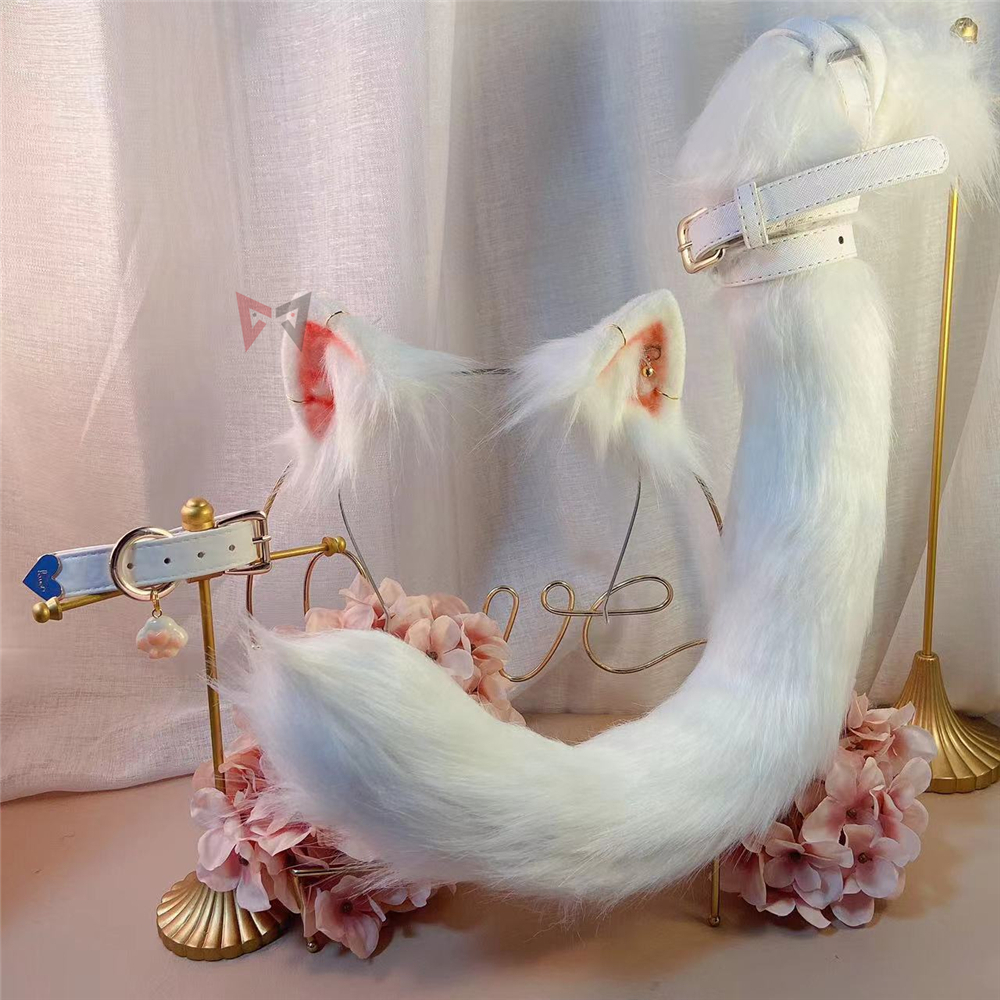 New Handmade Work White Cat Ea - Cosplay Prop Works reseña y precio