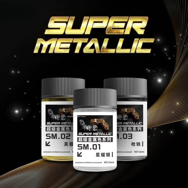 SM01-SM18 Super Metallic Color - Metallic Spray Paint reseña y precio