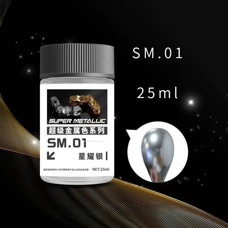 SM01-SM18 Super Metallic Color - Metallic Spray Paint reseña y precio
