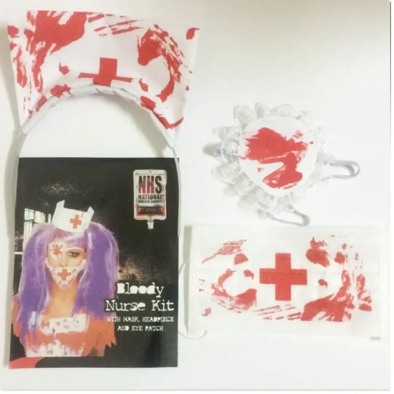 3pcs/Set Halloween Bloody Nurs - Cosplay Prop Kit reseña y precio