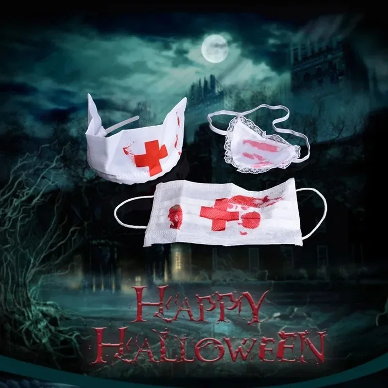 3pcs/Set Halloween Bloody Nurs - Cosplay Prop Kit reseña y precio