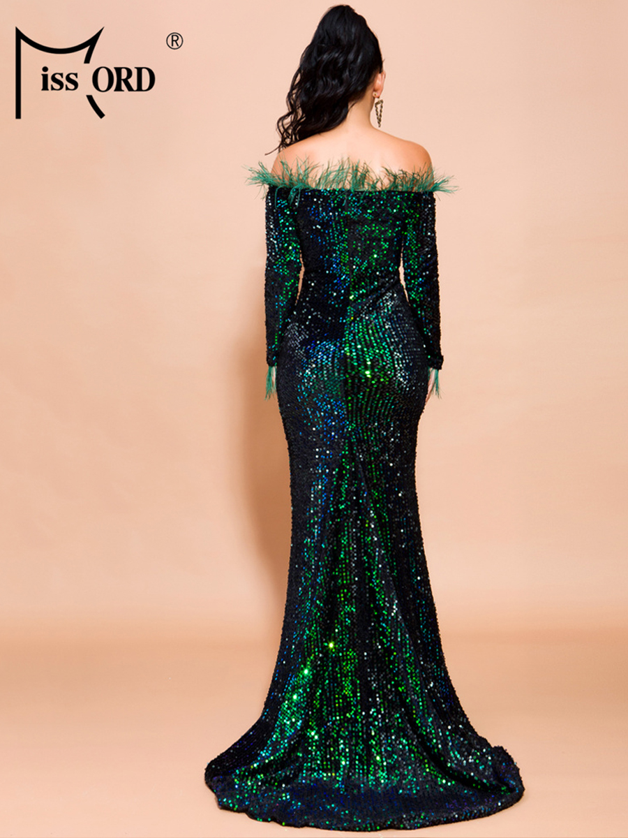 Missord Green Sequin Evening D - Briar Cosplay Prop reseña y precio