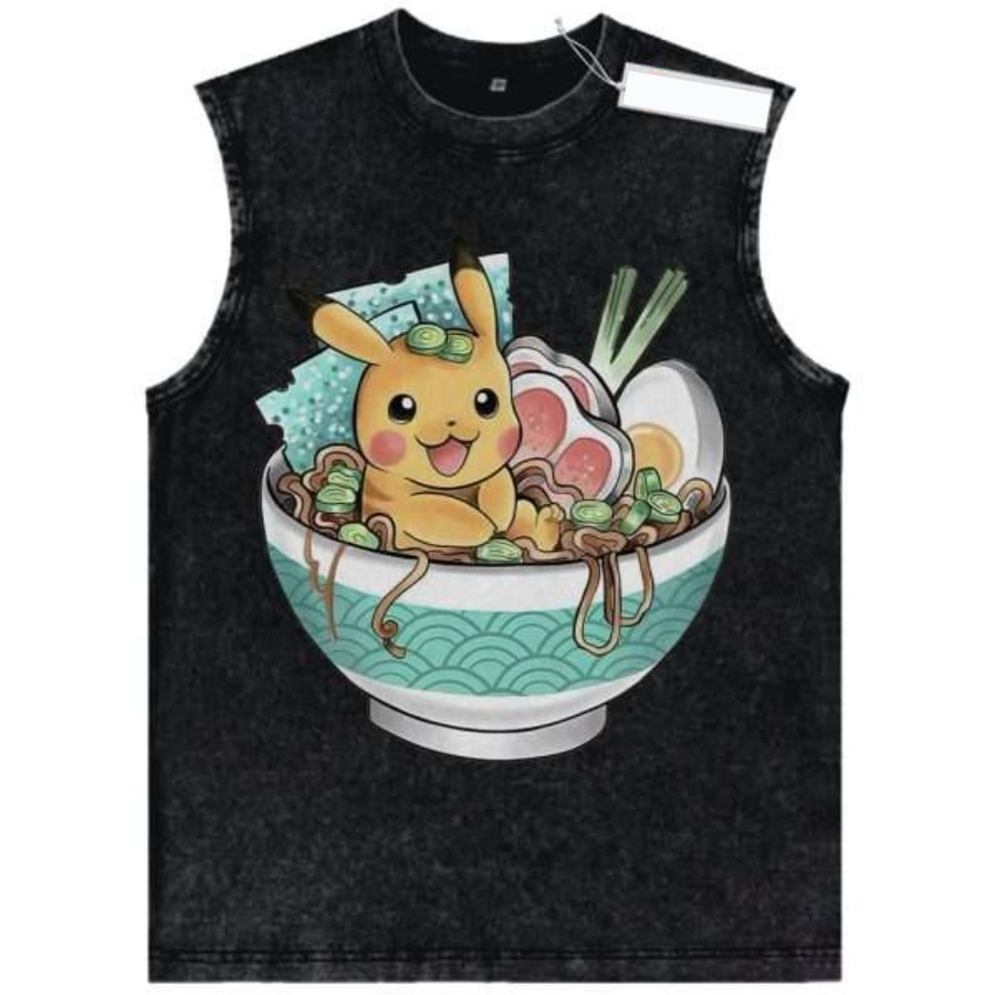 Vintage Washed Pokemon Tank To - Pokeball Cosplay Prop reseña y precio