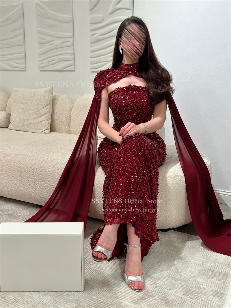 SSYTENS Elegant Red Formal Dre - Briar Cosplay Prop reseña y precio