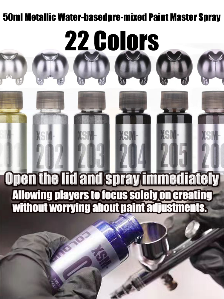 XSM 50ml Metallic Water-basedp - Metallic Spray Paint reseña y precio